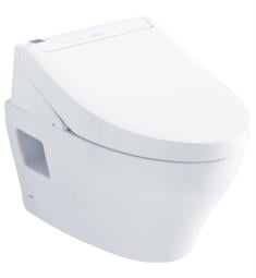 TOTO CWT4283084CMFG#MS EP 21 1/4" Wall-Hung Elongated Toilet with 1.28 GPF & 0.9 GPF Dual Flush and Washlet+ C5 in Matte Silver