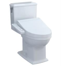 TOTO MW4943074CEMFG#01 Connelly 28 3/4" Two-Piece 1.28 GPF & 0.9 GPF Dual Flush Elongated Toilet and Washlet+ C2 in Cotton