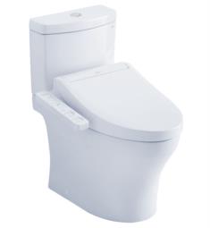 TOTO MW4463074CUMG#01 Aquia IV 27 5/8" Two-Piece 1.0 GPF & 0.8 GPF Dual Flush Elongated Toilet and Washlet+ C2 in Cotton