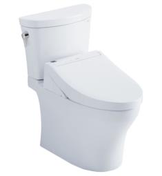 TOTO MW4483084CUMFG#01 Aquia IV Arc 27 5/8" Two-Piece 1.0 GPF & 0.8 GPF Dual Flush Elongated Toilet and Washlet+ C5 in Cotton