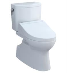 TOTO MW4743084CUFG#01 Vespin II 28 1/2" Two-Piece 1.0 GPF Single Flush Elongated Toilet and Washlet+ C5 in Cotton