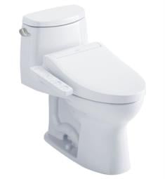 TOTO MW6043074CEFG#01 Ultramax II 28 3/8" One-Piece 1.28 GPF Single Flush Elongated Toilet and Washlet+ C2 in Cotton
