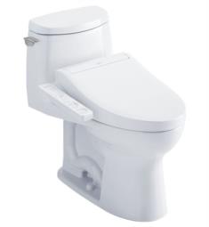 TOTO MW6043074CUFG#01 Ultramax II 28 3/8" One-Piece 1.0 GPF Single Flush Elongated Toilet and Washlet+ C2 in Cotton