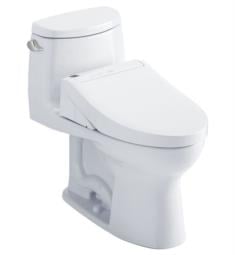 TOTO MW6043084CEFG#01 Ultramax II 28 3/8" One-Piece 1.28 GPF Single Flush Elongated Toilet and Washlet+ C5 in Cotton