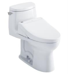 TOTO MW6043084CUFG#01 Ultramax II 28 3/8" One-Piece 1.0 GPF Single Flush Elongated Toilet and Washlet+ C5 in Cotton