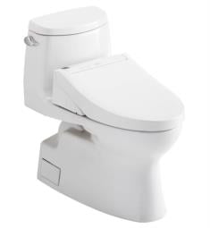 TOTO MW6143084CEFG#01 Carlyle II 28 3/8" One-Piece 1.28 GPF Single Flush Elongated Toilet and Washlet+ C5 in Cotton
