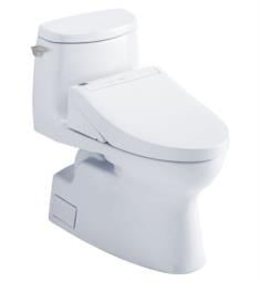 TOTO MW6143084CUFG#01 Carlyle II 28 1/4" One-Piece 1.0 GPF Single Flush Elongated Toilet and Washlet+ C5 in Cotton