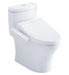 TOTO MW6463074CUMFG#01 Aquia IV 28 3/8" One-Piece 1.0 GPF & 0.8 GPF Dual Flush Elongated Toilet and Washlet+ C2 in Cotton