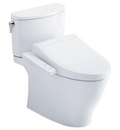 TOTO MW4423074CUFG#01 Nexus 28 5/8" Two-Piece 1.0 GPF Single Flush Elongated Toilet and Washlet+ C2 in Cotton