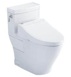 TOTO MW6263084CEFG#01 Aimes 28 1/2" One-Piece 1.28 GPF Single Flush Elongated Toilet and Washlet+ C5 in Cotton