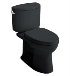 TOTO MS454124CEF#51 Drake II 28 1/2" Two-Piece 1.28 GPF Single Flush Elongated Toilet in Ebony