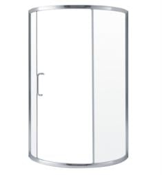 Neptune 30.1004.226.30 Baden 37 3/8" to 38" Lateral Sliding Framed Shower Door with Clear Glass