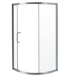 Neptune 30.1034.225.30 Cologne 33 3/8" to 34 3/8" Lateral Sliding Framed Shower Door with Tempered Clear Glass