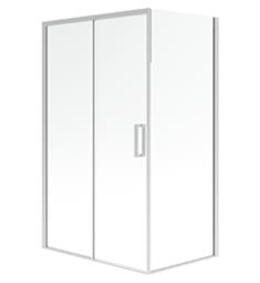 Neptune 31.1324.153.30 Sella 45 1/2" to 46 7/8" Sliding Framed Shower Door with Tempered Glass in Chrome/Clear