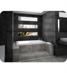 Neptune 10.23812.0000.10 Impact 58 7/8" Customizable Drop-In Rectangular Bathtub in White with Soaker Only (No Therapy)