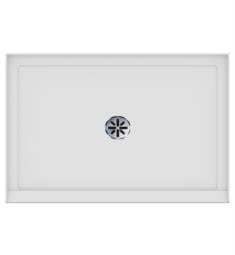 Neptune 21.16864.00.10 Impact 47 7/8" Rectangular Shower Base with Tiling Flange and Center Drain in White