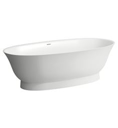 Laufen H220852000000U The New Classic 74 3/4" Solid Surface Freestanding Bathtub in White