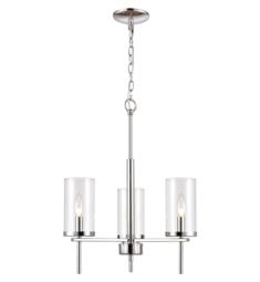 Thomas Lighting CN2903 Oakland 3 Light 19" Incandescent Clear Glass One Tier Mini Chandelier