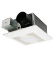 Panasonic FV-0511VFL1 WhisperFit DC 50/80/110 CFM Bathroom Exhaust Fan with Dimmable LED and Night Light in White
