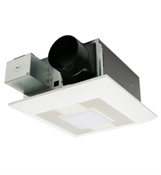Panasonic FV-0511VFL1K WhisperFit DC 50/80/110 CFM Bathroom Exhaust Fan Dimmable LED with Adjustable Color Temperature in White