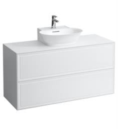 Laufen H4060240856311 The New Classic 46 3/8" Wall Mount Single Bathroom Vanity Base with Two Drawers in White Glossy