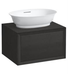 Laufen H4060010856281 The New Classic 22 3/4" Wall Mount Single Bathroom Vanity Base with One Drawer in Blacked Oak