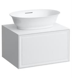 Laufen H4060010856311 The New Classic 22 3/4" Wall Mount Single Bathroom Vanity Base with One Drawer in White Glossy