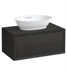 Laufen H4060110856281 The New Classic 30 5/8" Wall Mount Single Bathroom Vanity Base with One Drawer in Blacked Oak
