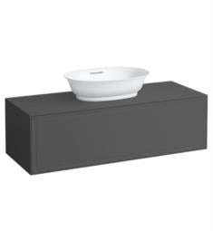 Laufen H4060210856271 The New Classic 46 3/8" Wall Mount Single Bathroom Vanity Base with One Drawer in Traffic Grey
