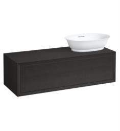 Laufen H4060820856281 The New Classic 46 3/8" Wall Mount Single Bathroom Vanity Base with Right Cut Out Sink in Blacked Oak