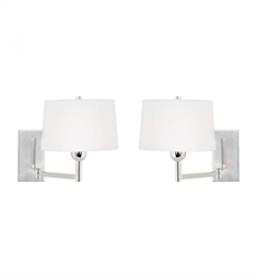 ELK Home 630SN-S2 ELK Home 9" Incandescent Swing Arm Wall Sconce in Chrome/Satin Nickel - Set of 2