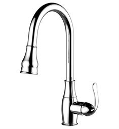 Barclay KFS410-L4 Caryl 16 1/2" Deck Mounted Single Handle Kitchen Faucet