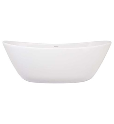 Hydro Systems MRQ6834H Metro Marquis 68" Hydroluxe Solid Surface Freestanding Oval Bathtub