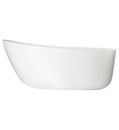 Hydro Systems OBS5830STO Ston Obsidian 58" Hydroluxe Solid Surface Freestanding Oval Bathtub