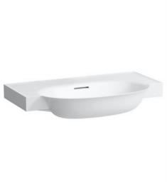 Laufen H813855U The New Classic 31 1/2" Wall Mount Round Bathroom Sink with Overflow