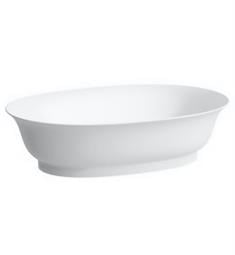 Laufen H8128521121 The New Classic 21 5/8" Vessel Oval Bathroom Sink without Overflow