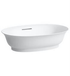 Laufen H8128531091 The New Classic 21 5/8" Vessel Oval Bathroom Sink with Overflow