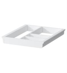 Laufen H4954071606311 Space 12 5/8" Large Organizer for Drawer Element and Trolley in White Lacquered