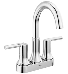 Delta 2559-MPU-DST Trinsic 8 3/4" Double Handle Centerset Bathroom Sink Faucet