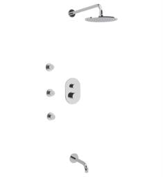 Artos PS112 Opera Thermostatic Shower System with Body Sprays and Tub Filler