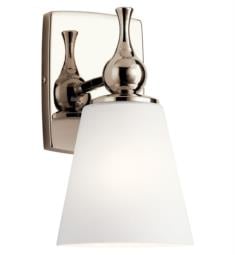 Kichler 55090 Cosabella 1 Light 6" Incandescent Wall Sconce with Satin Etched Case Opal Glass