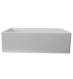 Barclay FS24AC-WH Crofton 24" Single Bowl Farmer Kitchen Sink with Accessory Ledge in White