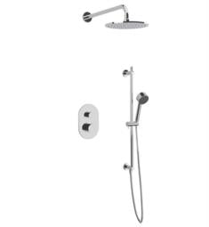 Artos PS136 Opera Thermostatic Shower Trim with Wall Mount Showerhead and Slidebar