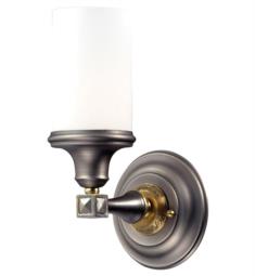 Elk Lighting 6040-1 Vanderbilt 1 Light 6" Incandescent Wall Sconce in Antique Platinum and Brass