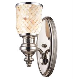 Elk Lighting 66410-1 Chadwick 1 Light 5" Incandescent Wall Sconce in Polished Nickel