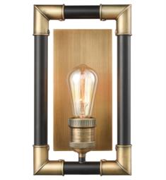 Elk Lighting 69210-1 Lisbon 1 Light 5" Incandescent Wall Sconce in Classic Brass and Oil Rubbed Bronze