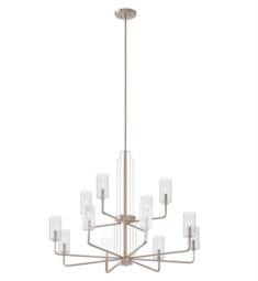 Kichler 52412 Kimrose 12 Light 40 1/2" Incandescent Chandelier with Clear Fluted Glass