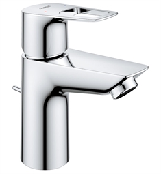 Grohe 23084001 BauLoop 5 7/8" 1.2 GPM Single Handle Bathroom Sink Faucet in Starlight Chrome with Drain