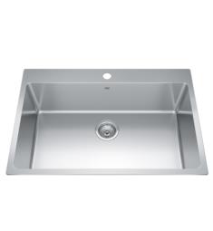 Kindred BSL2131-9-N Brookmore 30 7/8" Single Bowl Drop-In Stainless steel Kitchen Sink in Satin