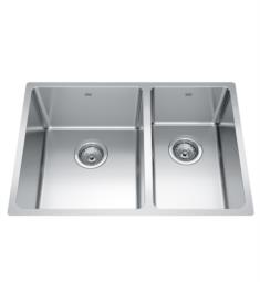 Kindred BCU1827R-9N Brookmore 26 5/8" Double Bowl Undermount Stainless steel Kitchen Sink in Satin